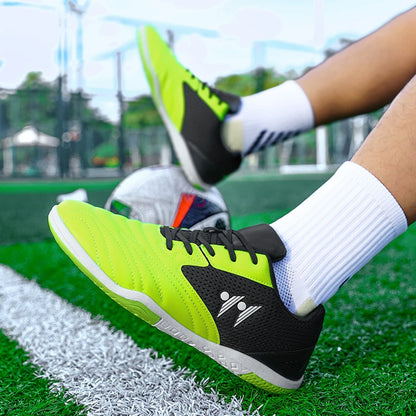 Ghete de fotbal premium pentru bărbați, înalte, pentru iarbă, adidași de futsal, încălțăminte de fotbal antiderapantă pentru meciuri, interior și exterior, foarte vândută pentru sport