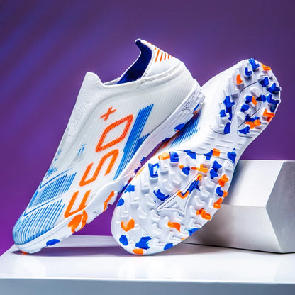 New Men's Soccer Shoes Grass Football Boots Ultralight Sport Comfortable Indoor Cleats Non Slip Fg Turf Futsal Adult Non-Slip