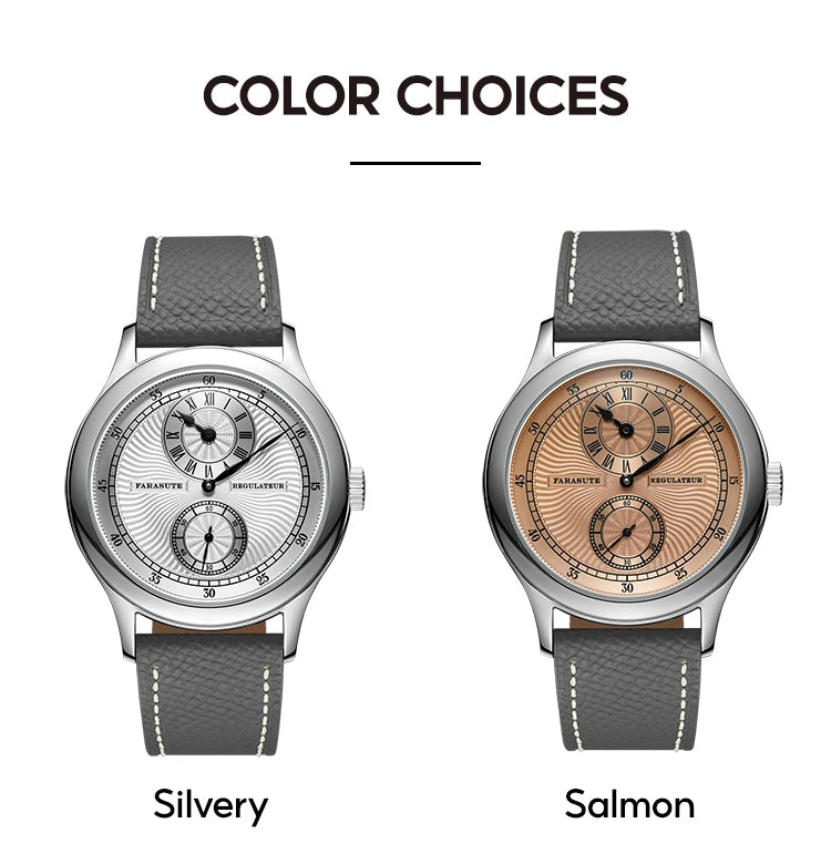 FARASUTE Manual Mechanical Men's Watch Seagull Movement Sappnt Sapphire Crystal Business Waterproof Regulateur Men Watch Reloj