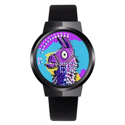 Fortnite Watch Cute Fashion  Cartoon Personalized Kawaii Touch Night Light LED Student Electronic Watch Gift for Friends