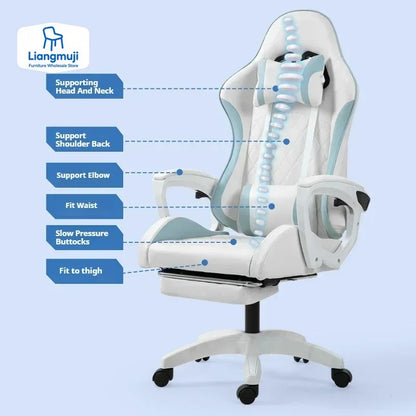 Hot Selling Gaming Chair Ergonomic Racing Gaming Chair Sedentary Comfortable Home Computer Chair for Office Computer Living Room