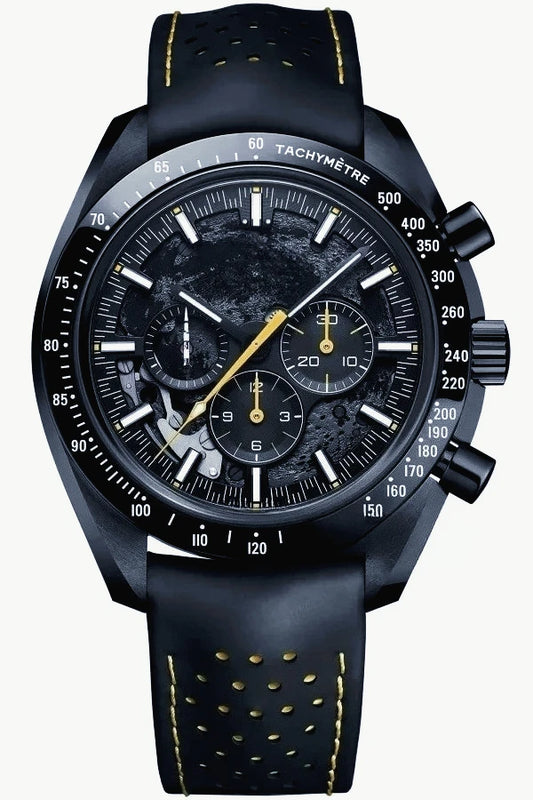 904L Stainless Steel case, for Men Automatic Mechanical Movement Luxury Watch, Black Blue Leather Ceramic Exquisite Heritage
