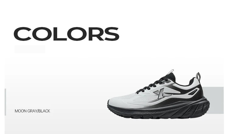 Xtep Herren-Laufschuhe – leicht, atmungsaktiv, stoßdämpfend, strapazierfähig, langlebig, gepolstert – Sneaker 875419110002