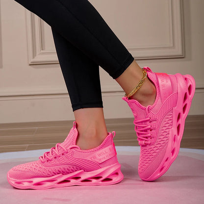 Zapatillas deportivas de moda para mujer, zapatillas con plataforma, zapatos planos de primavera-invierno, zapatillas de running para mujer, tallas grandes, 43