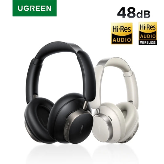 UGREEN Studio Pro Wireless Bluetooth ANC Headphones 48dB Noise Cancelling Over Ear Hi-Res LDAC 120H Playtime Headset