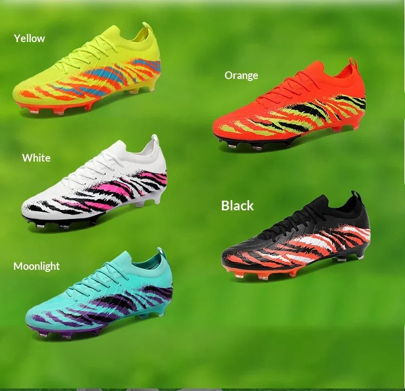 New Men's Football Boots Sport Soccer Shoes Match Unisex Ultralight Cleats Comfortable Non-Slip Outdoor Adult Grass High-quality