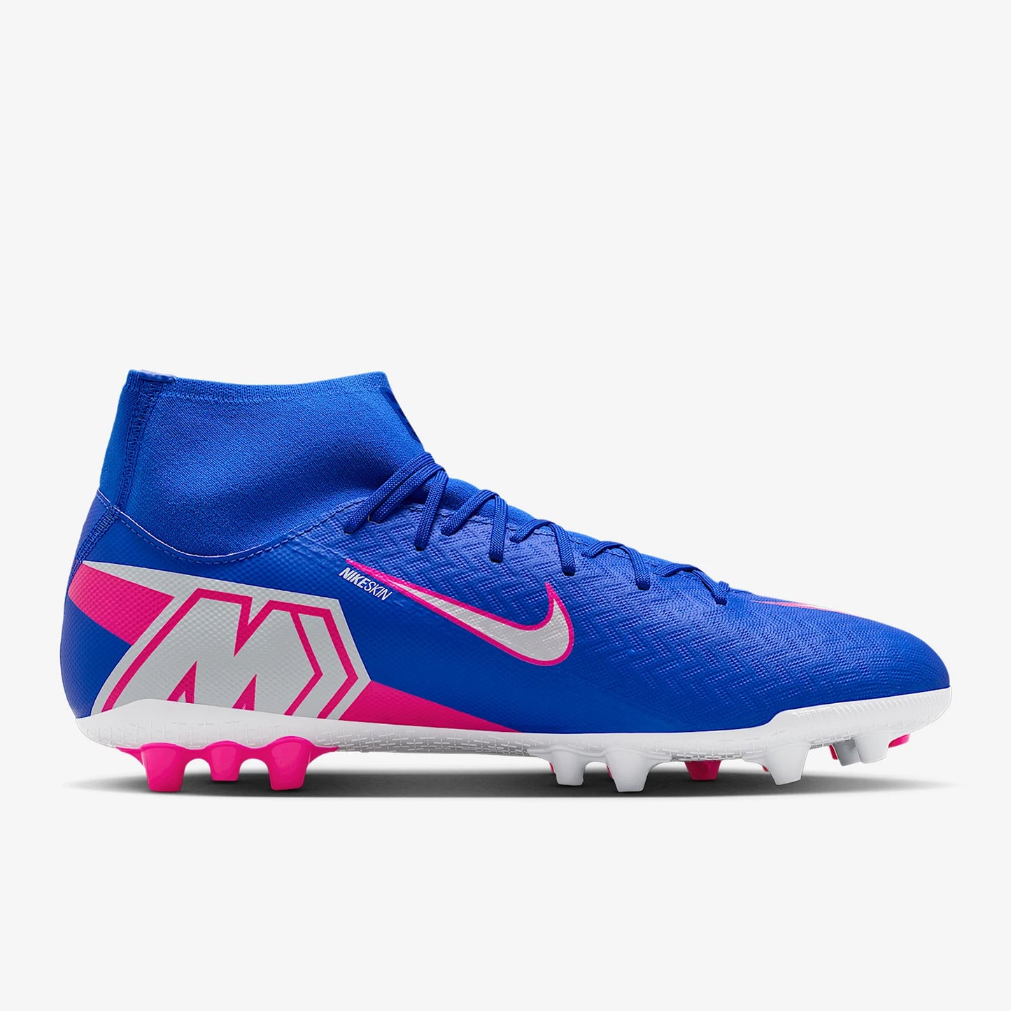 Original Nike Herren-Fußballschuhe für den Frühling, knöchelhoch, mit Schnürung, strapazierfähig, FQ8329-446
