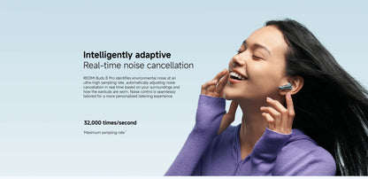 Xiaomi Redmi Buds 8 Pro Bluetooth 5.4 Wireless Earbuds – 55dB Active Noise Cancelling Earbuds with LDAC Audio, 35H Battery Life & AI Call Noise Reduction