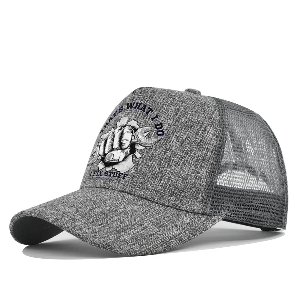 Mode Frühjahr/Sommer Bedruckte Netz-Baseballkappe, atmungsaktiv, Gorras, mit individuellem LOGO für Männer, Frauen und Paare, Schirmkappe, Casquette