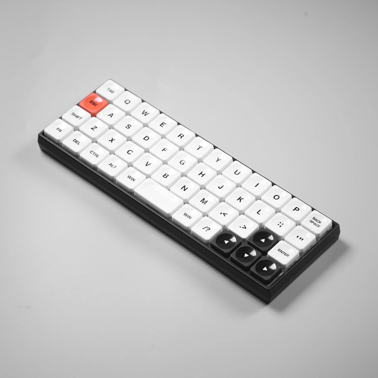 Chosfox GEONIX48 Rev.2 Low Profile Keyboard Single/Three Mode Portable Mechanical Keyboard Kit For LOW MX Switch Support QMK/VIA