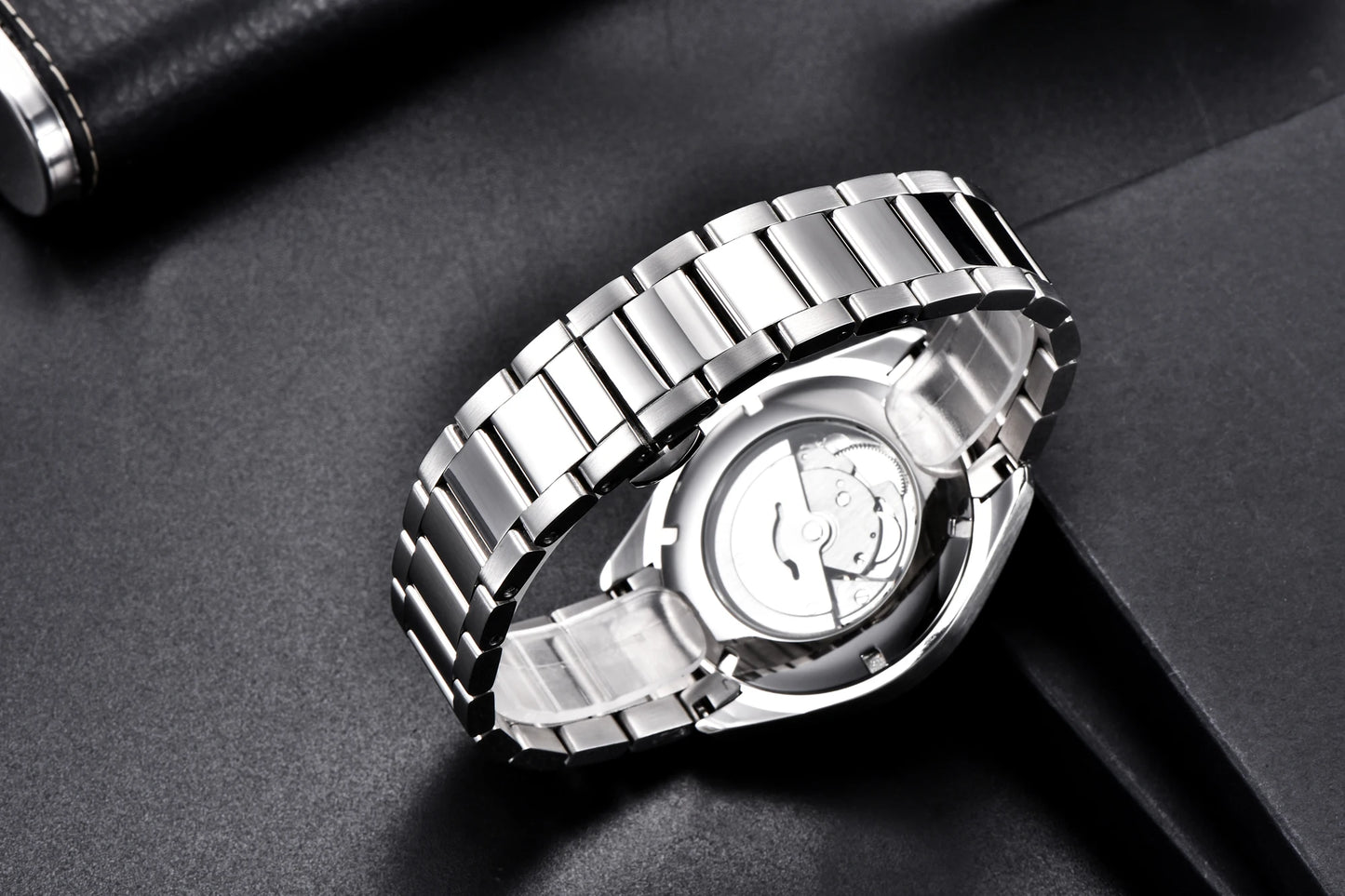Luxury NH35 Movt Corgeut 41mm Man Sport Clock Automatic Relogio Masculino Mechanical Wristwatch Sapphire Steel Band Men's Watch