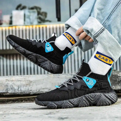 Natural Leather Key Height Summer Sneakers For Skateboarding Athletic Shoes For Men Grey Boots Sport Running Shoes