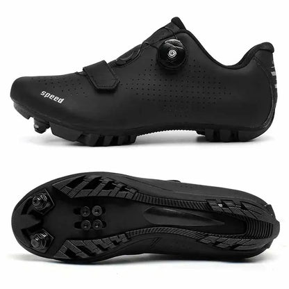 Zapatillas unisex de MTB: zapatillas de ciclismo MTB, zapatillas de running para hombre, zapatillas con clavos para bicicleta de montaña, zapatillas de ciclismo para mujer