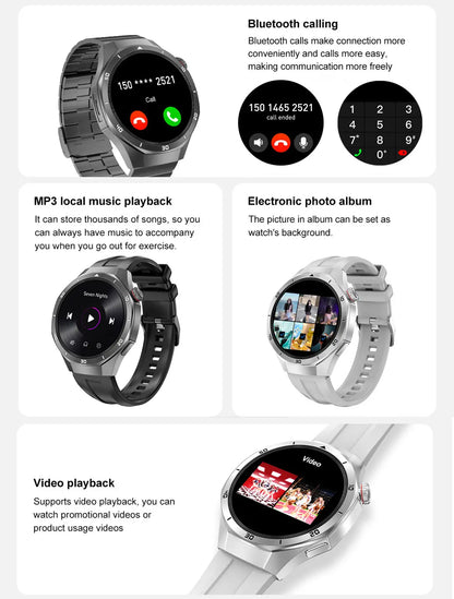 2026 New Watch 5 Pro Genuine Smart Watch GPS Map Navigation NFC Call 32GB memory Clock Built-in Video Music playback Smart Watch