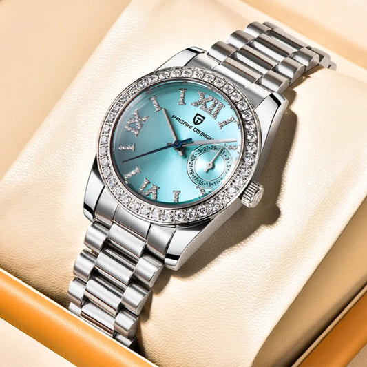 PAGANI DESIGN 2026 New 32MM Women's Wristwatch Elegant Luxury Quartz Watch For Women Fashion Waterproof Watches Sapphire Clock