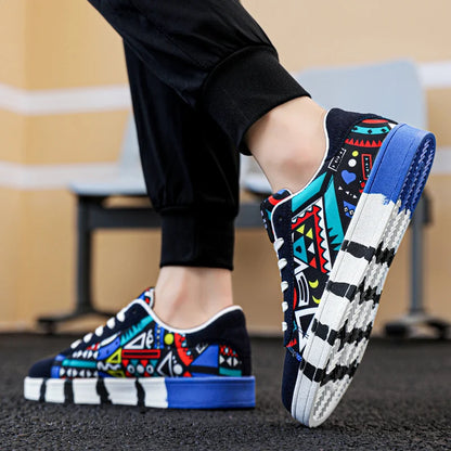 YRZL Παπούτσια Skateboard Ανδρικά Canvas Sneakers Casual Αναπνέοντα Παπούτσια Περπατήματος Ελαφριά Επίπεδα Παπούτσια για Άνδρες Street Trend Αθλητικό Παπούτσι