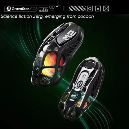 GravaStar M2 Wireless Gaming Mouse PAW3395 26,000 DPI, Magnesium Alloy Tri-Mode Bluetooth, 2.4GHz & Wired RGB Gaming Mouse