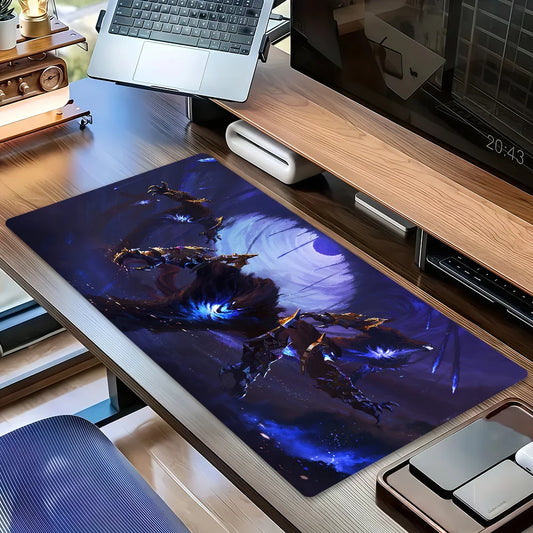 Podloga za miš World of Warcraft Midnight, neklizajuća, zadebljana MousePad, velika podloga za pisanje, obrubljeni rubovi, za ured, studente i gaming