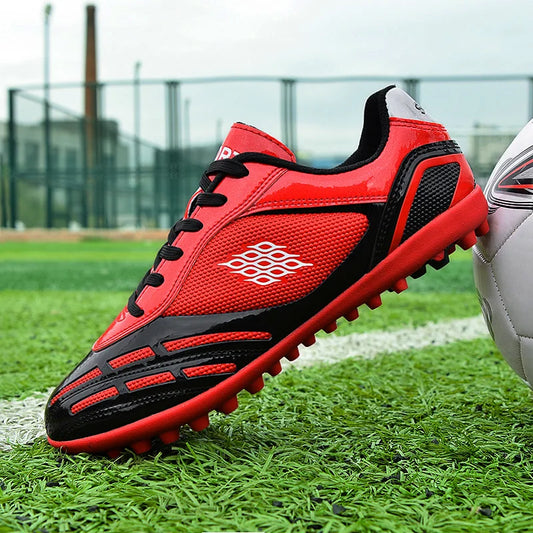 Soccer Shoes Men Turf Football Boots Fashion Firm Ground Studs Anti-Slip Boy Sneakers Original Outdoor Field Training Trainers