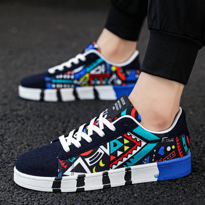 YRZL Παπούτσια Skateboard Ανδρικά Canvas Sneakers Casual Αναπνέοντα Παπούτσια Περπατήματος Ελαφριά Επίπεδα Παπούτσια για Άνδρες Street Trend Αθλητικό Παπούτσι