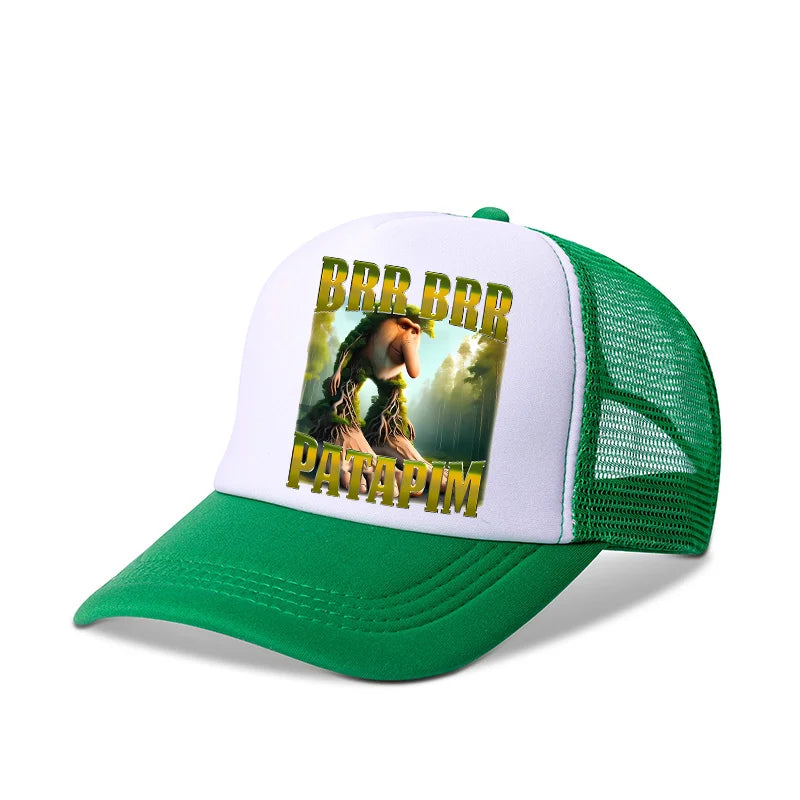 Casquette de baseball italienne Brainrot pour enfants, casquette décontractée pour garçon, chapeaux de sport pour enfants, chapeaux de soleil Tung Sahur Tralalers Shark, bonnet ajustable, cadeau pour homme