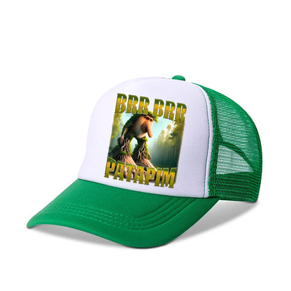 Casquette de baseball italienne Brainrot pour enfants, casquette décontractée pour garçon, chapeaux de sport pour enfants, chapeaux de soleil Tung Sahur Tralalers Shark, bonnet ajustable, cadeau pour homme