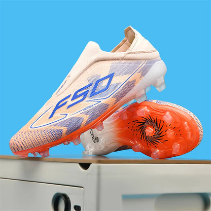 New Men's Football Boots Ultralight Sport Indoor Cleats Soccer Shoes Grass Adult Non-Slip Non Slip Fg Turf Futsal Comfortable
