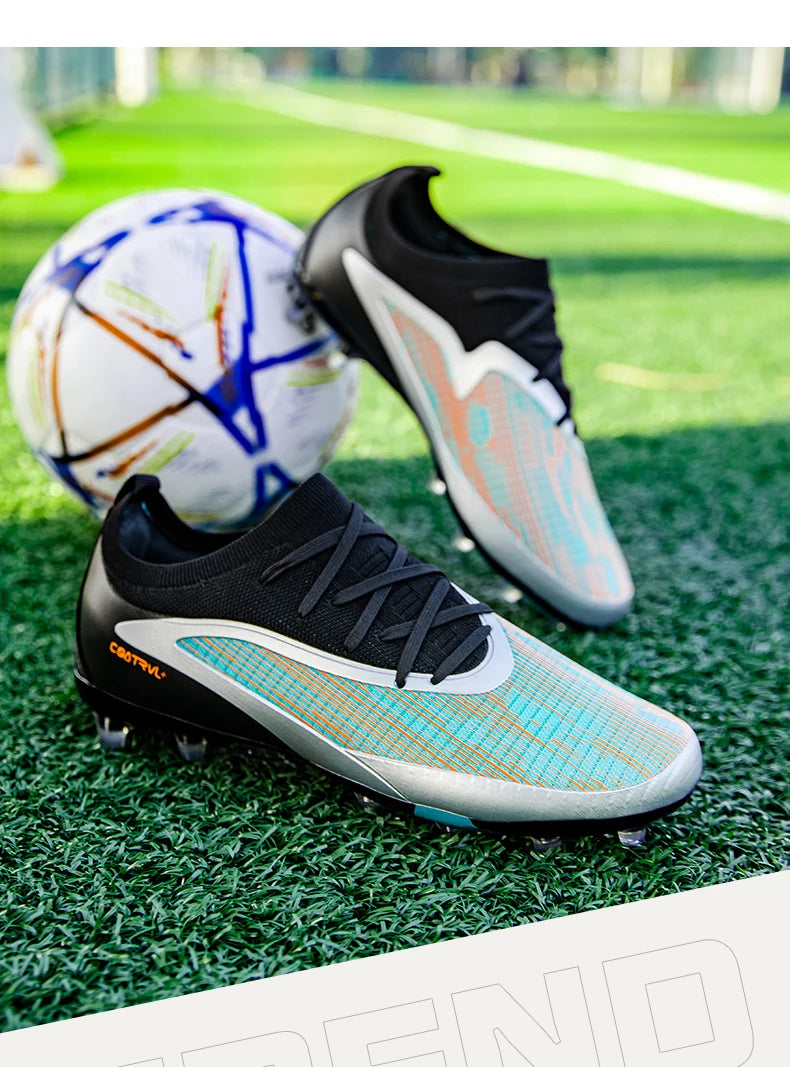 Heren New TF voetbalschoenen sneakers voor kunstgras, slijtvast, ademend, voor volwassenen, trainingsschoenen voor voetbal van topkwaliteit met noppen