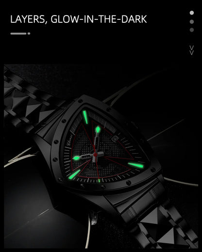 CHENXI Fashion Men's Watch Quartz Wristwatch Casual Hollow Triangle Watch Luxury Men's Gift Clock  Relojes Para