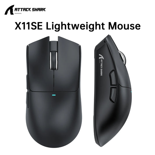 ATTACK SHARK X11 SE Wireless Gaming Mouse 22000 DPI, PixArt PAW3311 Sensor, Tri-Mode Bluetooth, 2.4G & Wired, Lightweight RGB Gaming Mouse