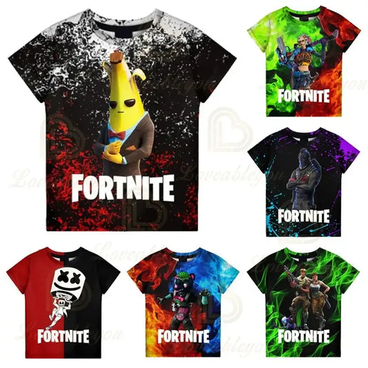 Battle Royale majica Fortnite Victory, dječja majica, gornji dijelovi za djevojčice i dječake, odjeća, Harajuku majice, dječja 3D majica, 2025 NOVI DIZAJN