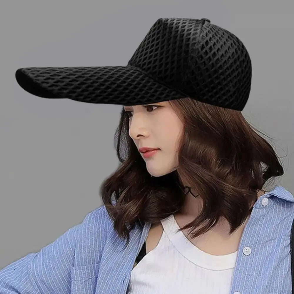 Large Head Man Outdoor Fishing 14cm Long Peak Big Size Sun Hat Oversize Trucker Cap Plus Size Mesh Baseball Caps 55-60cm 60-65cm