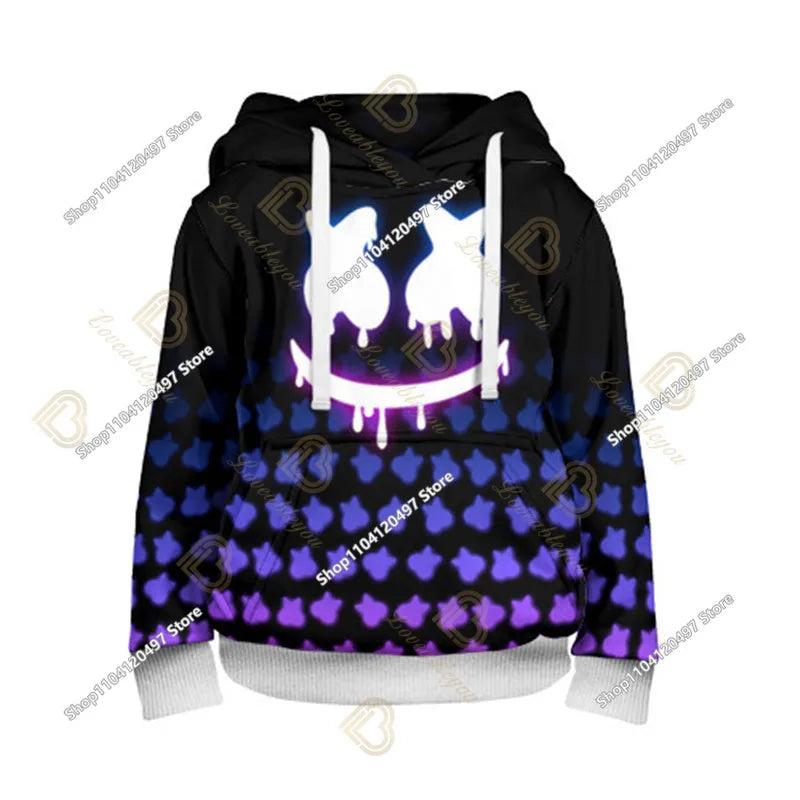 2-14Y Sweatshirt Fortnite Child Print Hoodie Sweatshirts Boys Girls Fashion Harajuku Jacket Kids Clothes Games Cosplay Costume