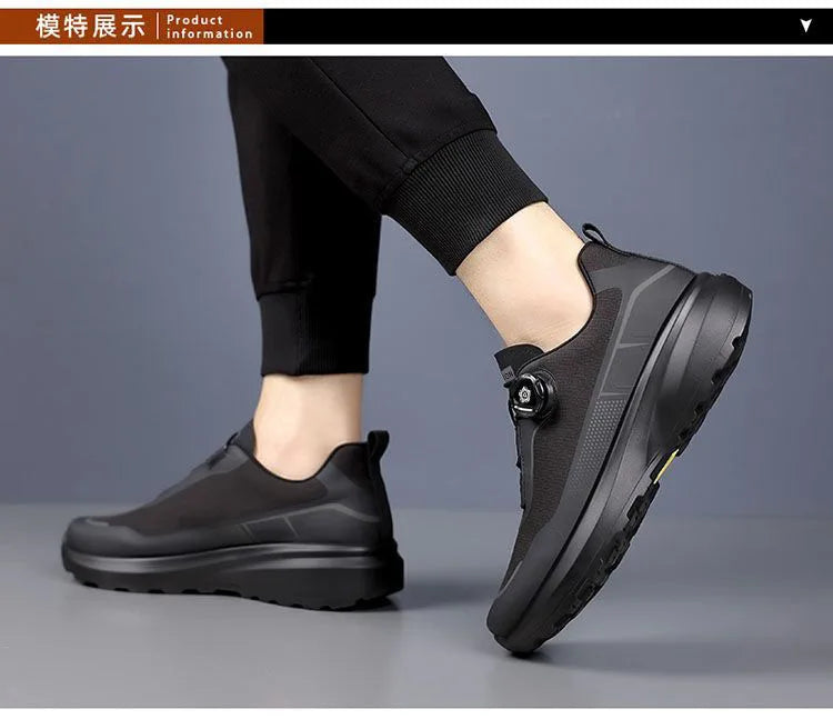 Zapatillas deportivas de hombre para exterior, novedad de primavera y verano, zapatillas deportivas con suela gruesa, zapatillas de senderismo para hombre, zapatillas informales para hombre