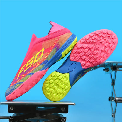 New Men's Football Boots Ultralight Sport Indoor Cleats Soccer Shoes Grass Adult Non-Slip Non Slip Fg Turf Futsal Comfortable