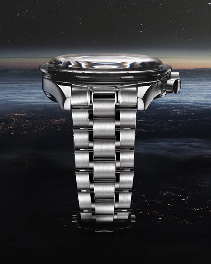 PAGANI DESIGN Nouvelle CK2988 Moon Watches Montre rétro de luxe à quartz pour homme Verre saphir Chronographe de vitesse Montre-bracelet pour homme