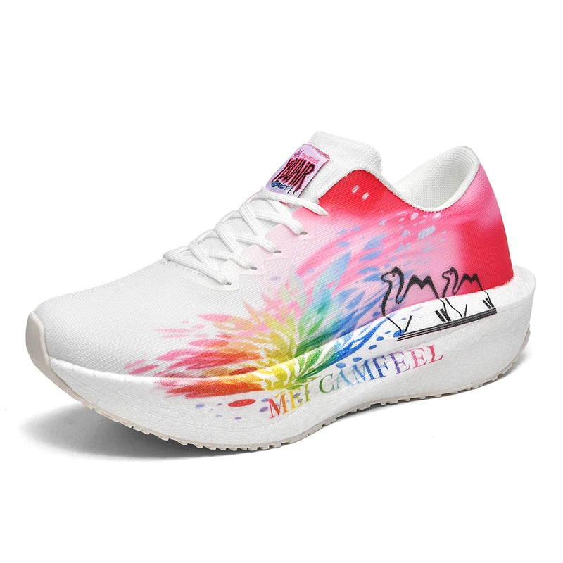 2026 New Eagle Pattern Running Shoes Carbon Plate Marathon Sports Shoes Ultra-light Breathable Cushioning Training Running Shoes