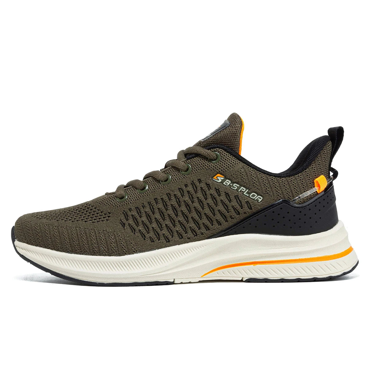 Baasploa Leichte Laufschuhe für Herren – Bequeme Designer-Mesh-Freizeitsneaker für Herren mit Schnürung – Outdoor-Sport- und Tennisschuhe für Herren