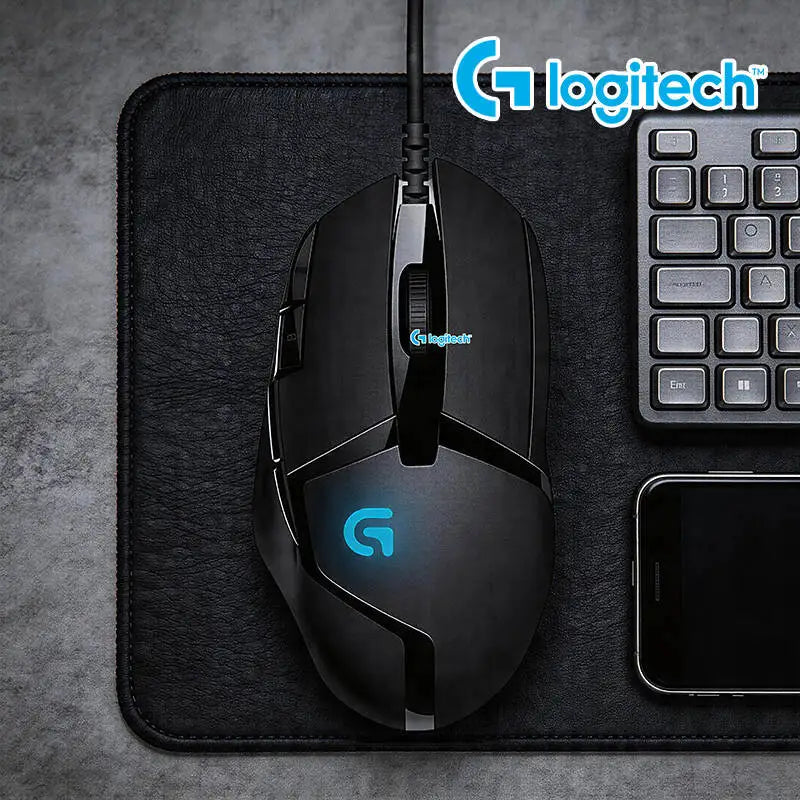 Herní myš Logitech G402 Fusion Engine Tech, 4 nastavení DPI, 32bitový procesor, protiskluzové provedení pro profesionální soutěžní hraní