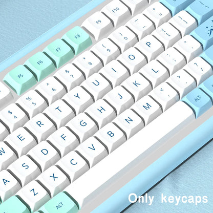 Keycaps Iceberg perfil XDA brasileño coreano japonés ruso español francés ISO Enter PBT para teclado mecánico GK61