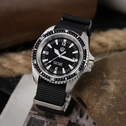Watchdives WD1980 V3 Quartz Watch 100m Waterproof BGW9 Luminous Nylon Strap Watch Sapphire VH31 Movement Men Watch with Gift Box