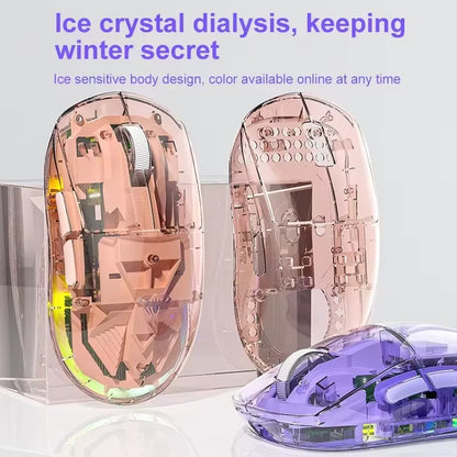 AULA SC660 Wireless Bluetooth Mouse E-sports Mouse Three-Mode Connection Lightweight Mouse Type-C Charging Game Office Girls Boys
