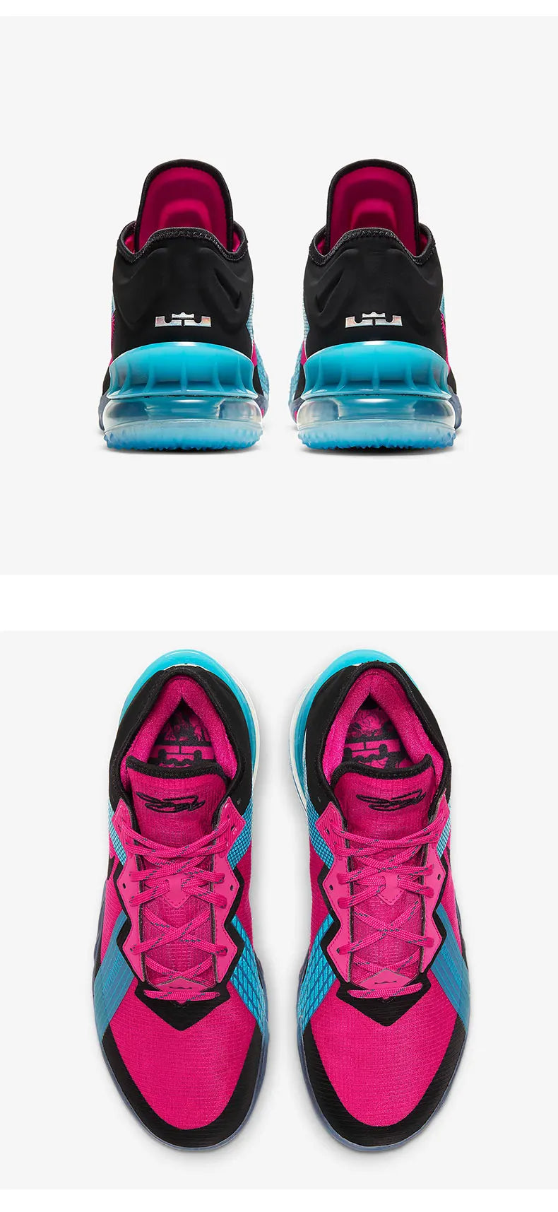 Ténis de basquetebol desportivos Nike LEBRON XVIII LOW EP originais para homem e mulher CV7564-600