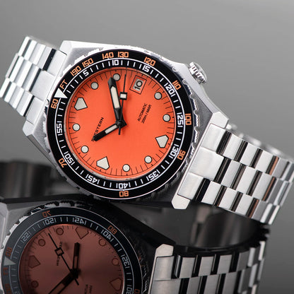 SEESTERN SUB600T Mens Diver Watch Automatic NH35 Movement Ceramic Bezel Lume Mechanical Wristwatches Sapphire Waterproof V3