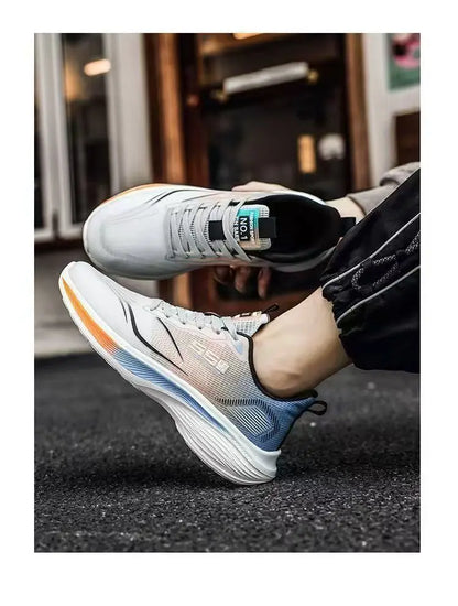 Breathable Mesh Men's Lightweight Casual Sneakers Non-Slip Soft Sole Running Shoes for Spring and Summer