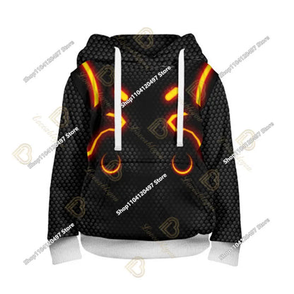 2-14Y Sweatshirt Fortnite Child Print Hoodie Sweatshirts Boys Girls Fashion Harajuku Jacket Kids Clothes Games Cosplay Costume
