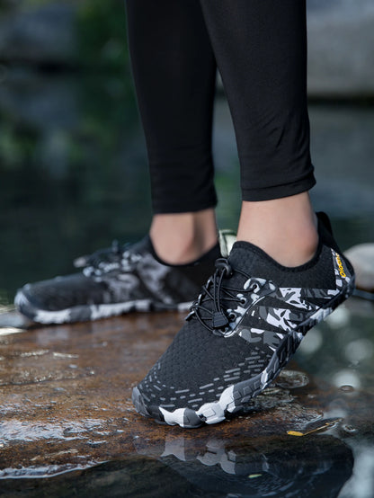 Oiaano barefoot crne cipele sa širokim prednjim dijelom za muškarce i žene, uniseks sportske tenisice za vodu i plažu, mekani potplat, lagane i prozračne