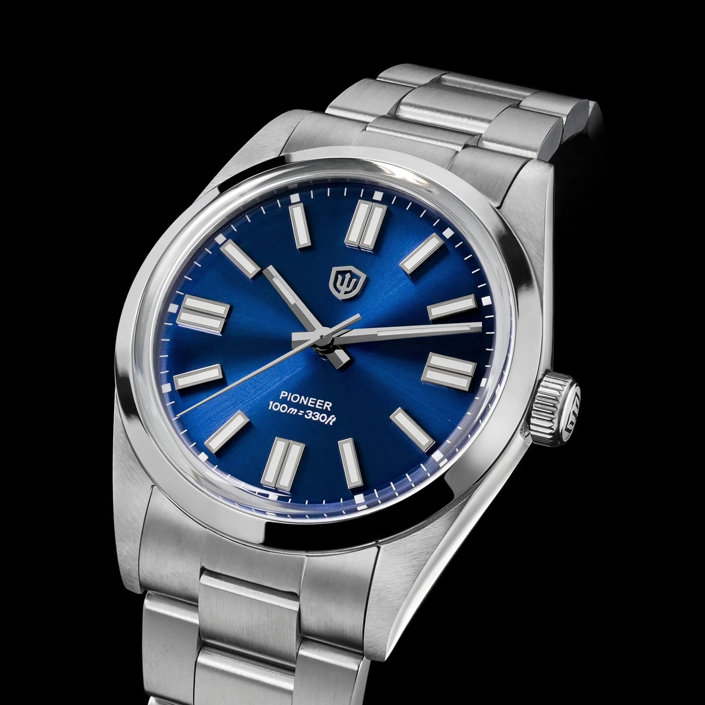 Watchdives WD1016 V3 Watch 37mm VH31 Sweep Quartz Movemet Stainless Steel Watch Waterproof Luminous Sapphire Men Wristwatch
