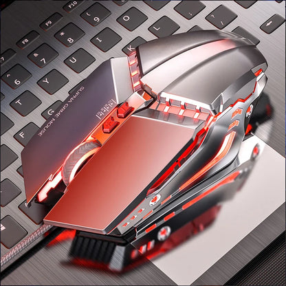 PC Competitive USB Wired Gaming Mouse RGB Silent Mouse 3200 DPI Mechanical Mouse 7 Button PC Laptop Player
