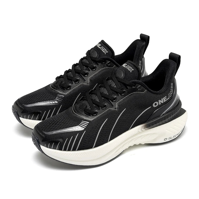 ONEMIX: nuevas zapatillas de running con amortiguación para hombre, adecuadas para corredores intensivos; zapatillas deportivas con cordones para mujer; zapatillas deportivas antideslizantes para hombre, para uso al aire libre.
